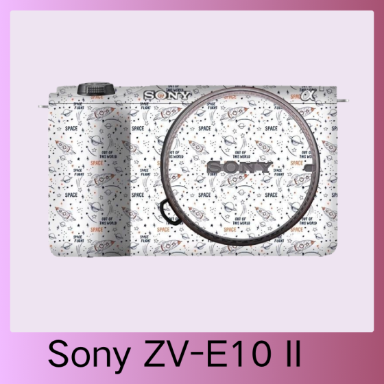 Corpo da Sony ZV-E10 II - Pele câmera, adesivo câmera - com alta resistência a arranhões, à prova d'água e com design elegante.
